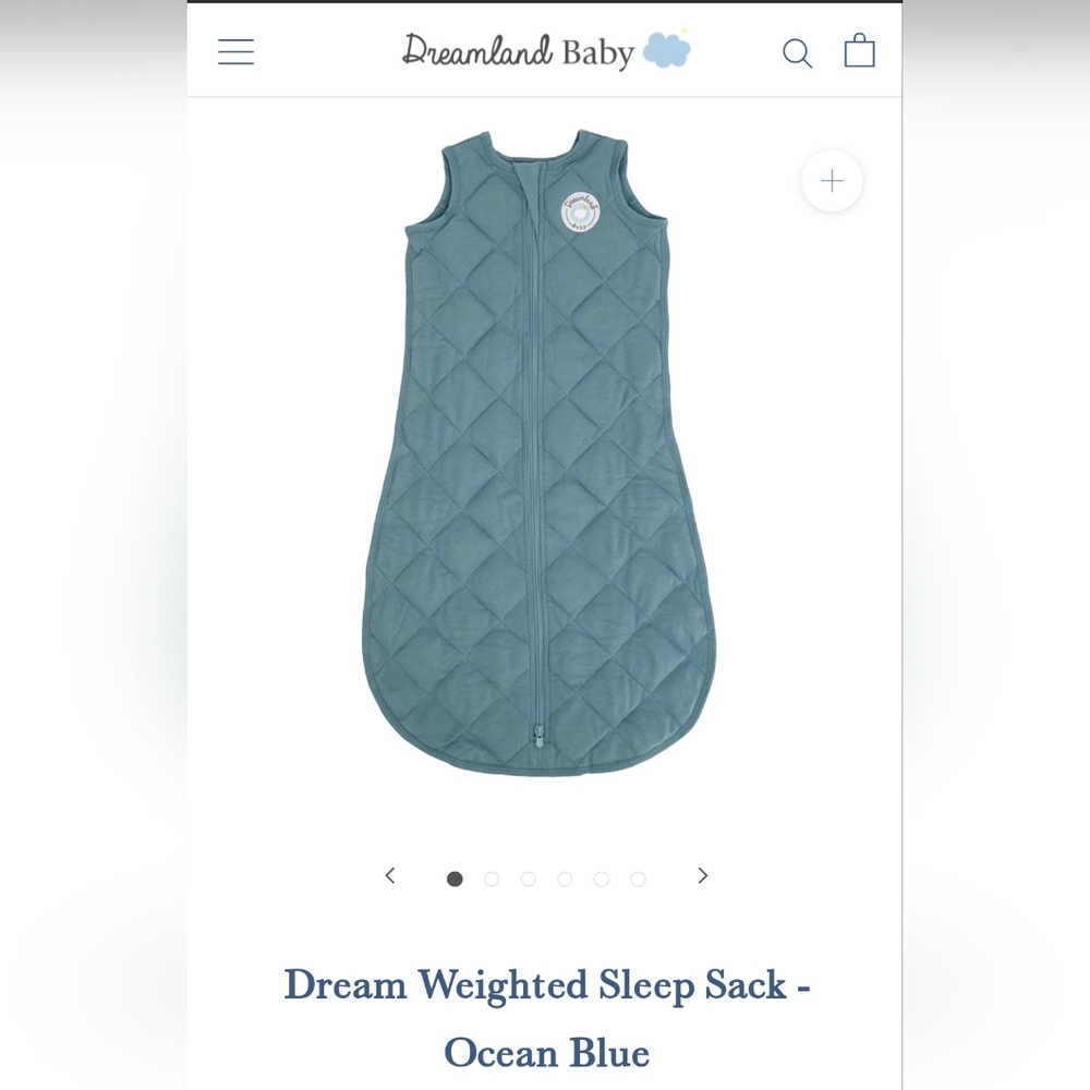 Dreamland Baby Weighted Large Sleepsack